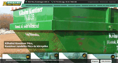 Desktop Screenshot of kohalmikontener.hu